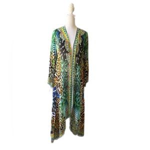 Multicolored/Beaded Kimono